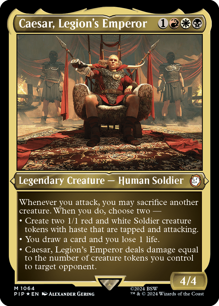 Caesar, Legion's Emperor (Foil-Etched Display Commander)