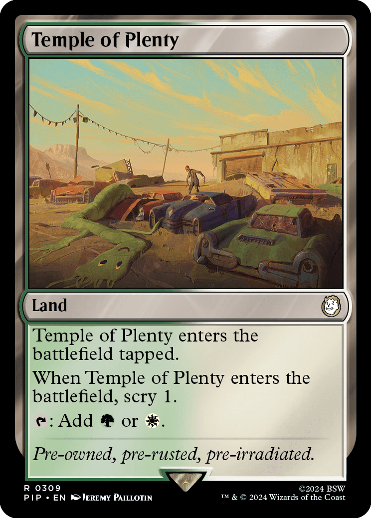《豊潤の神殿/Temple of Plenty》 [PIP]
