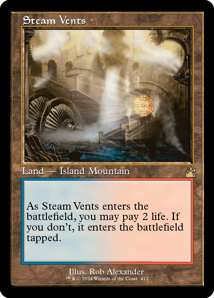 Retro Frame Steam Vents