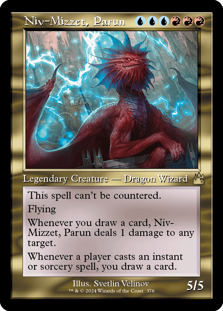 Niv-Mizzet, Parun retro frame