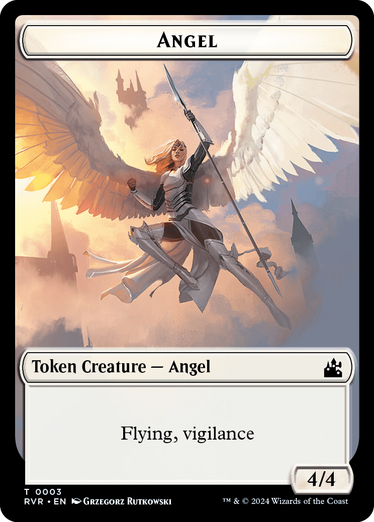 Angel Token (4/4 flying, vigilance)