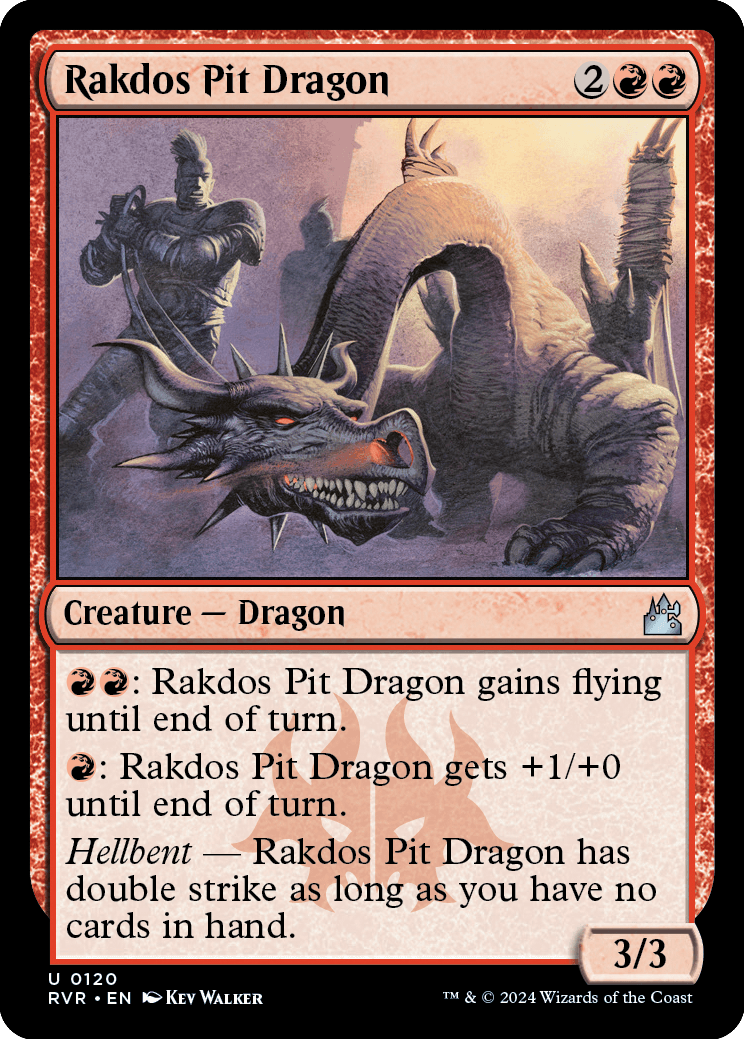 《ラクドスの地獄ドラゴン/Rakdos Pit Dragon》 [RVR]