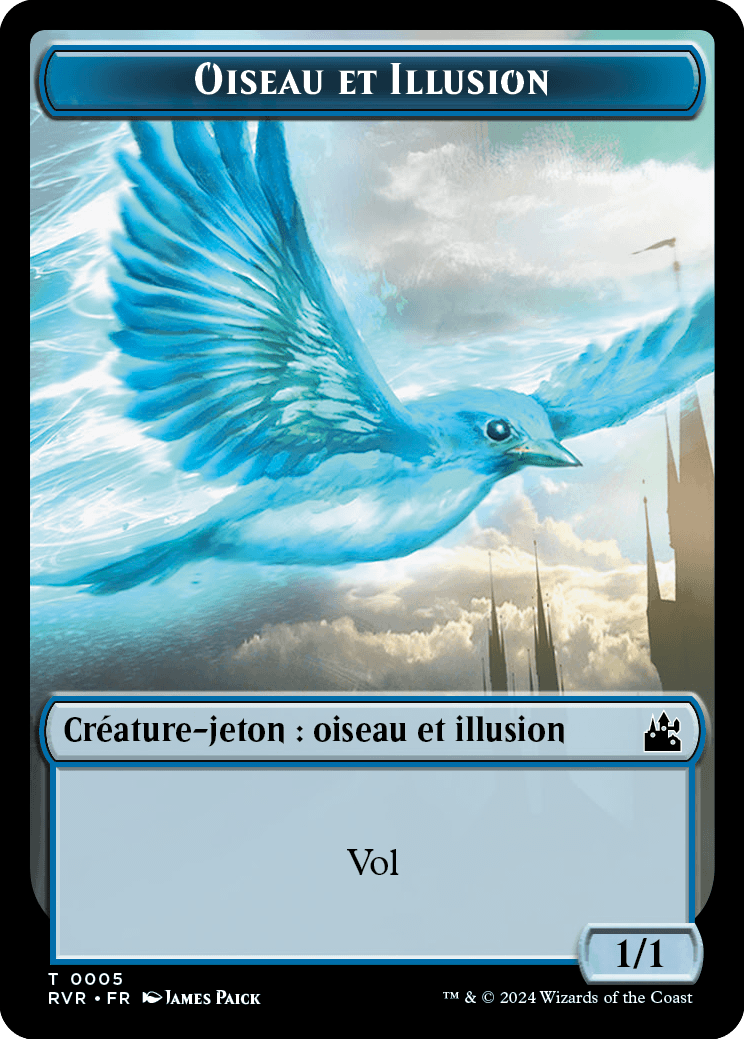 Jeton Oiseau et Illusion
