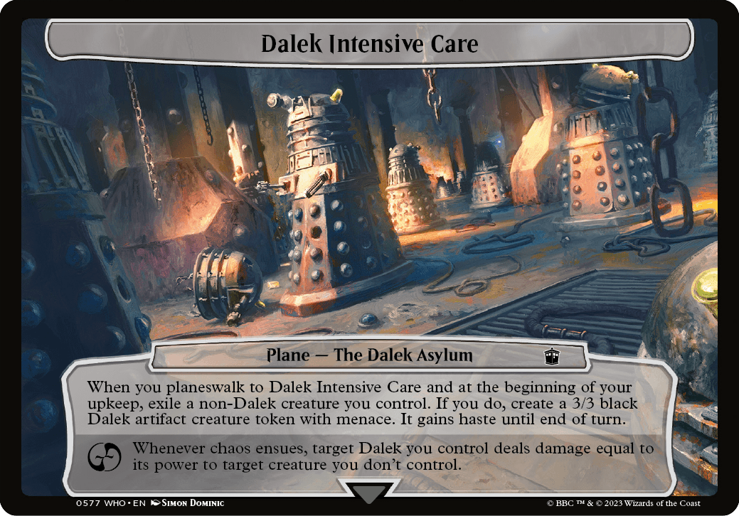 Dalek Intensive Care