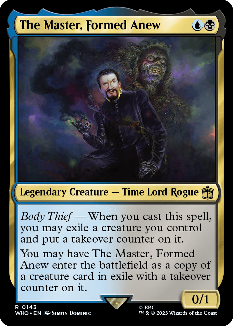 The Master, Formed Anew