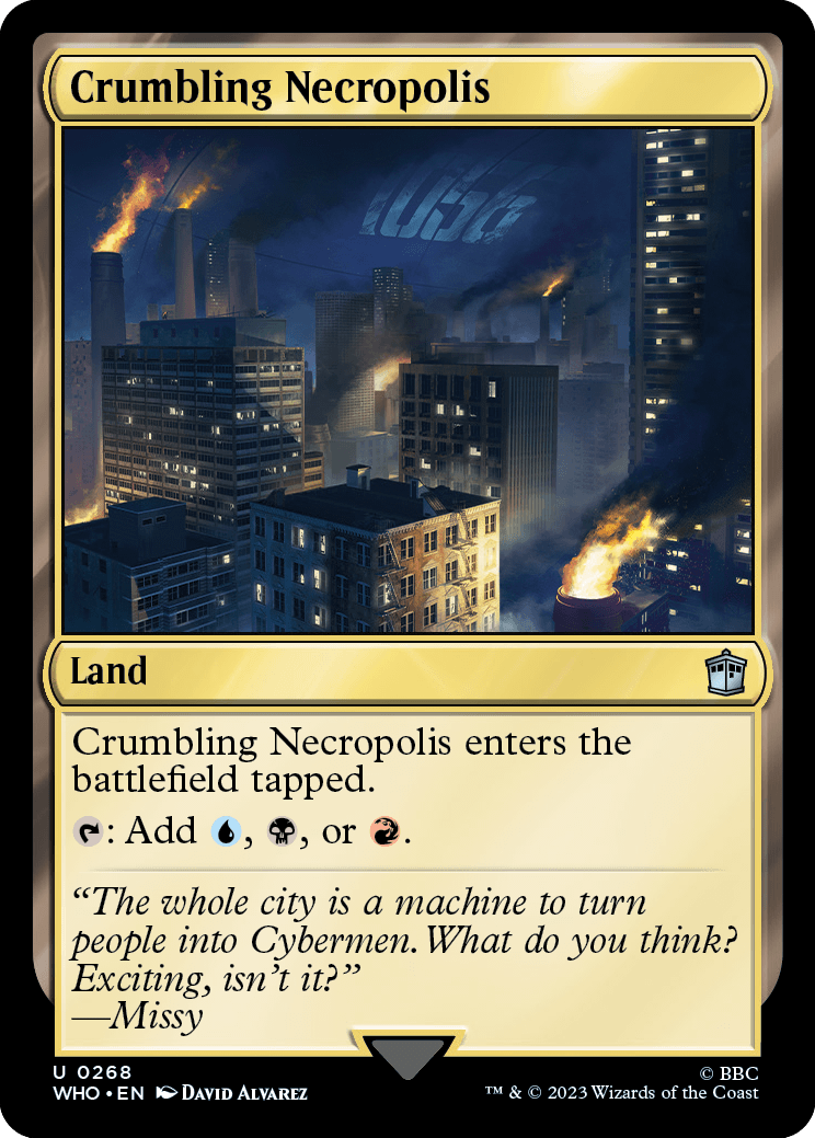 《崩れゆく死滅都市/Crumbling Necropolis》 [WHO]