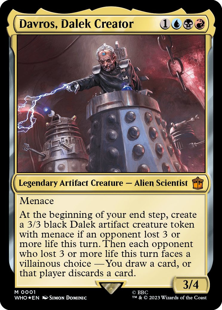 Davros, Dalek Creator (Traditional Foil)