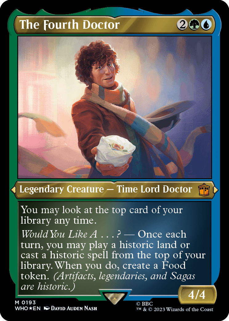 The Fourth Doctor（蚀刻闪展示型指挥官）