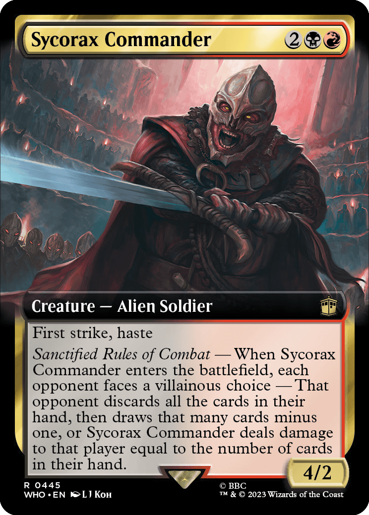 《シコラックスの司令官/Sycorax Commander》 [WHO]
