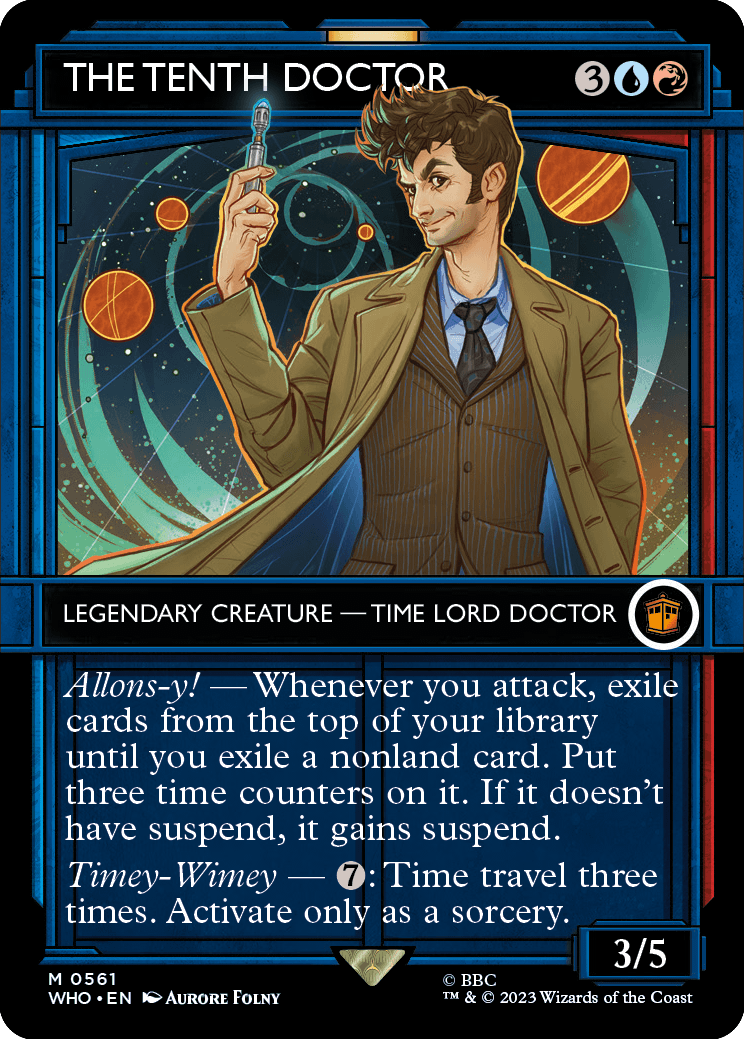 The Tenth Doctor (stile vetrina TARDIS)