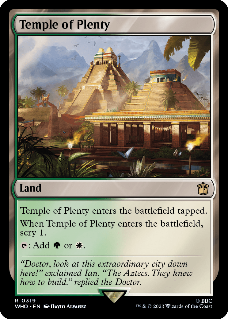 《豊潤の神殿/Temple of Plenty》 [WHO]