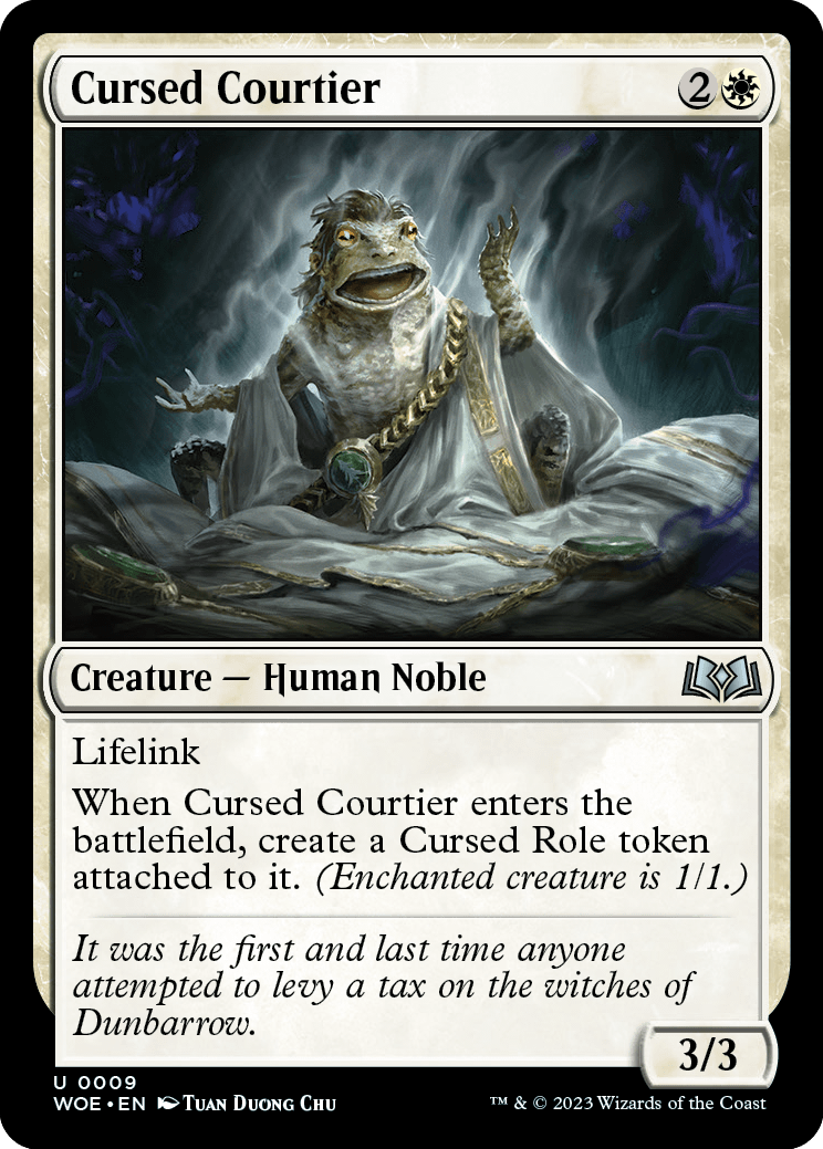 《呪われし廷臣/Cursed Courtier》 [WOE]