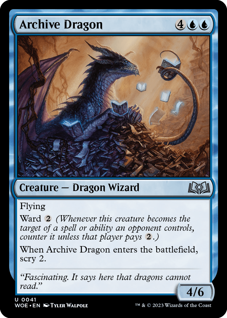《書庫のドラゴン/Archive Dragon》 [WOE]