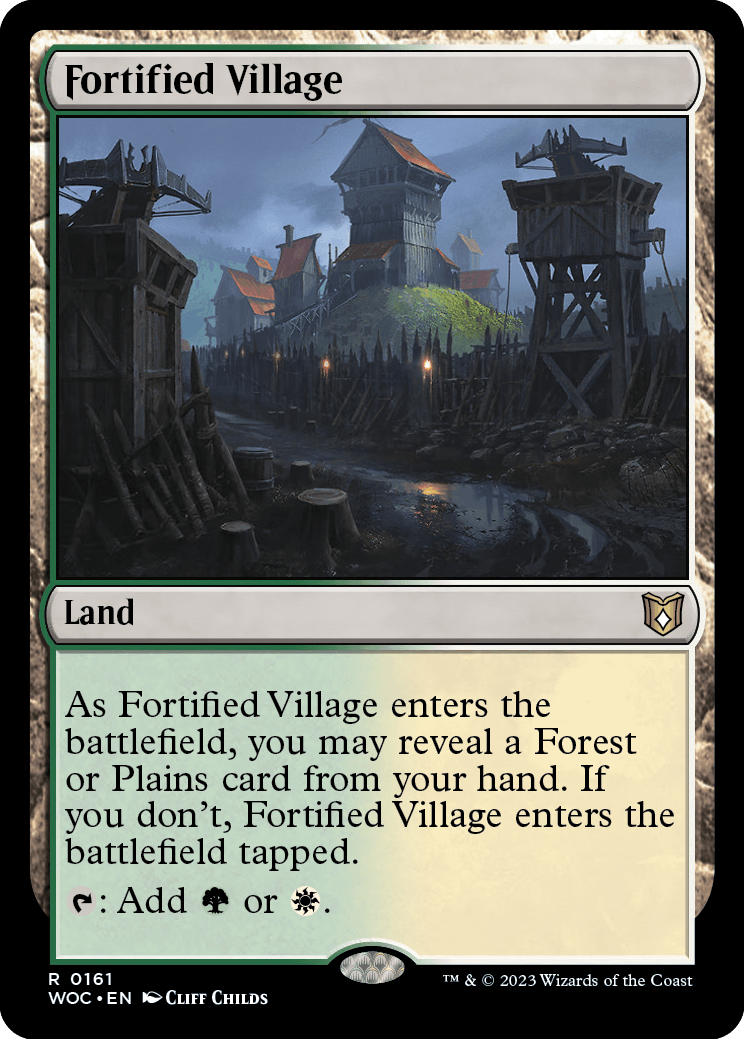 《要塞化した村/Fortified Village》 [WOC]