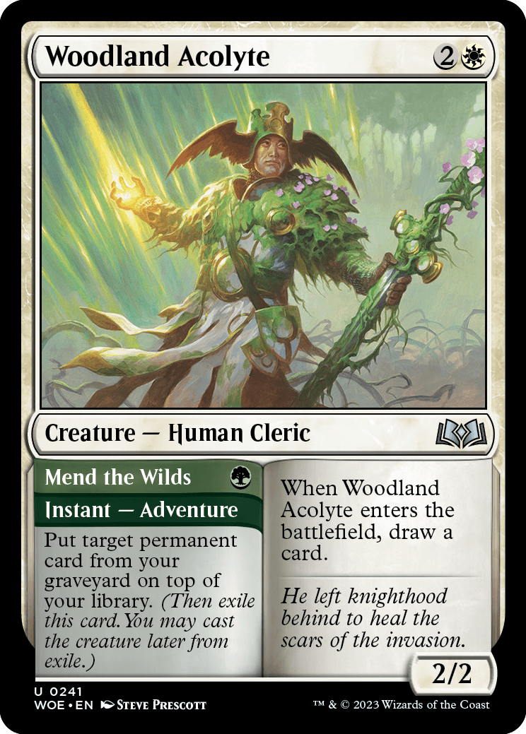 Woodland Acolyte // Mend the Wilds