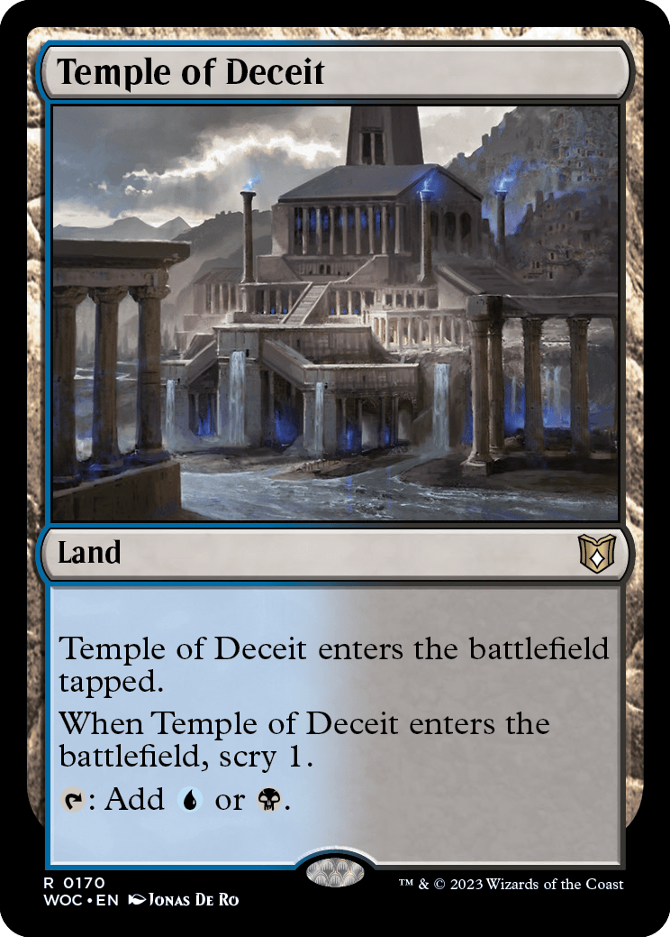《欺瞞の神殿/Temple of Deceit》 [WOC]
