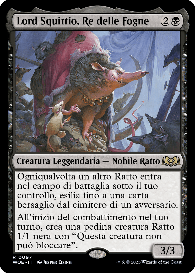 Lord Squittio, Re delle Fogne