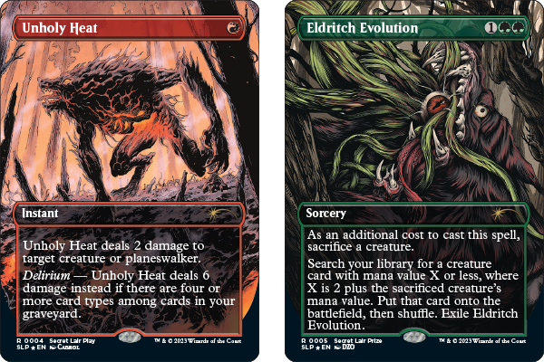 Unholy Heat and Eldritch Evolution