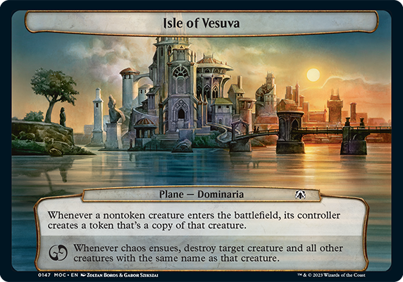 Planechase card Isle of Vesuva