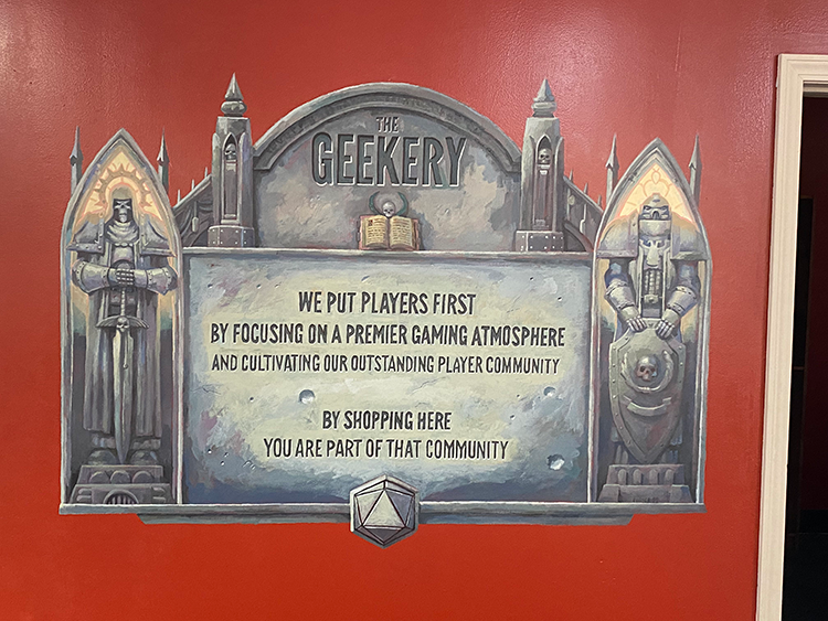 The Geekery mural, 1