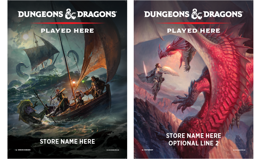 Dungeons & Dragons art poster