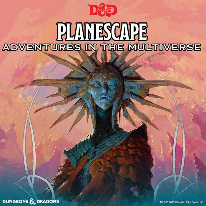 1:1 ratio Planescape: Adventures in the Multiverse Key Art social media image