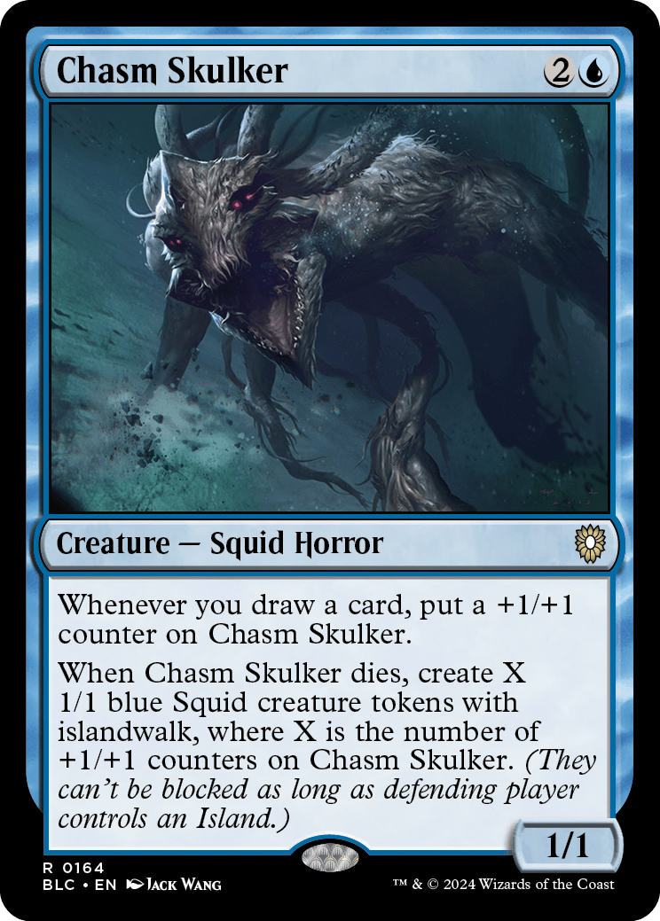 《地割れ潜み/Chasm Skulker》 [BLC]