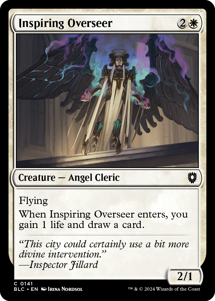 《鼓舞する監視者/Inspiring Overseer》 [BLC]