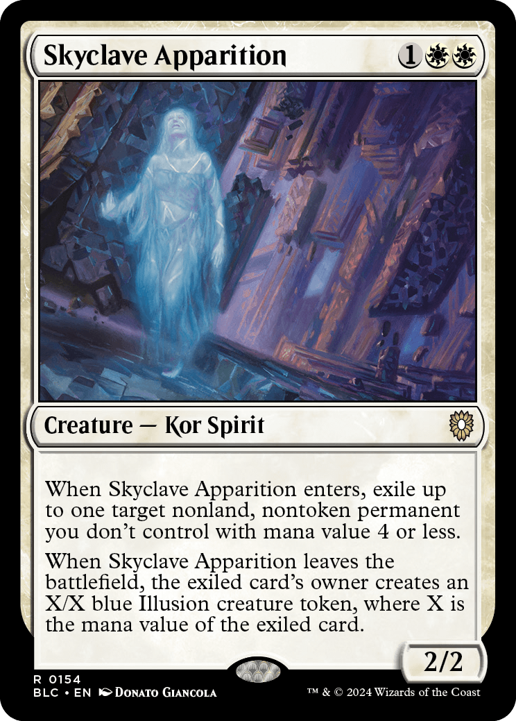 《スカイクレイブの亡霊/Skyclave Apparition》 [BLC]