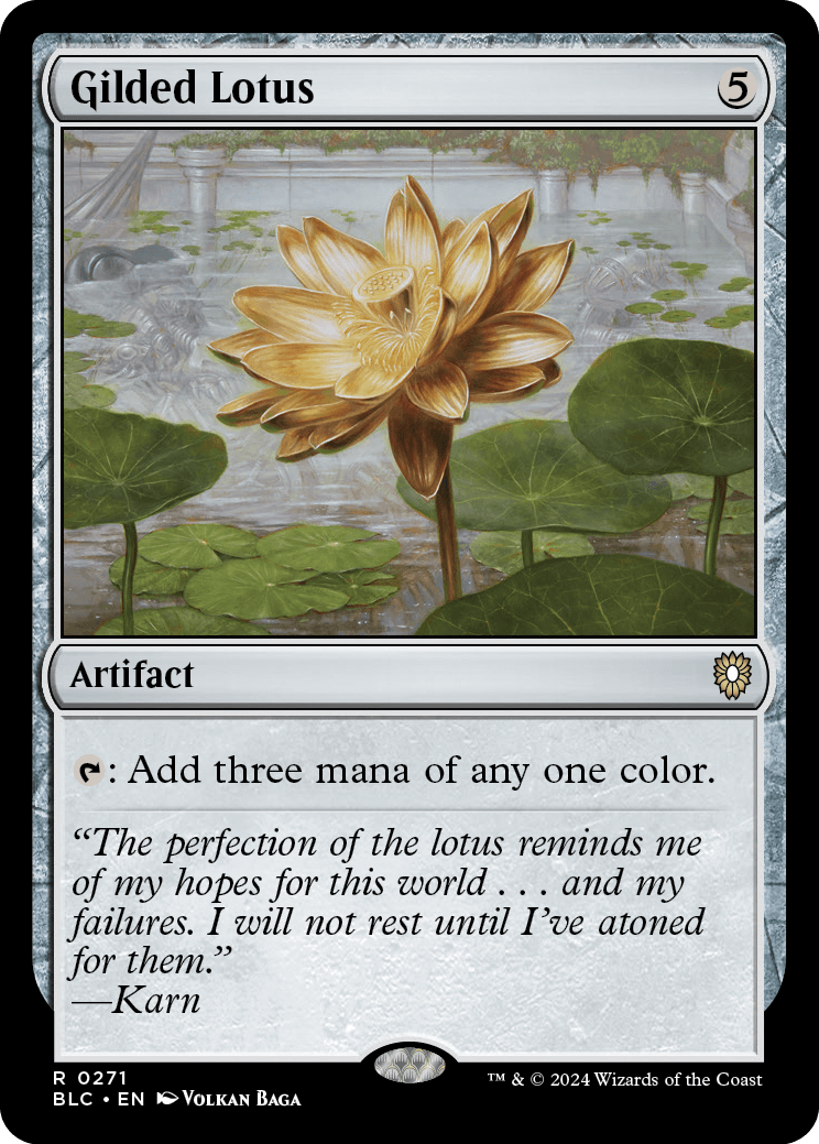 《金粉の水蓮/Gilded Lotus》 [BLC]