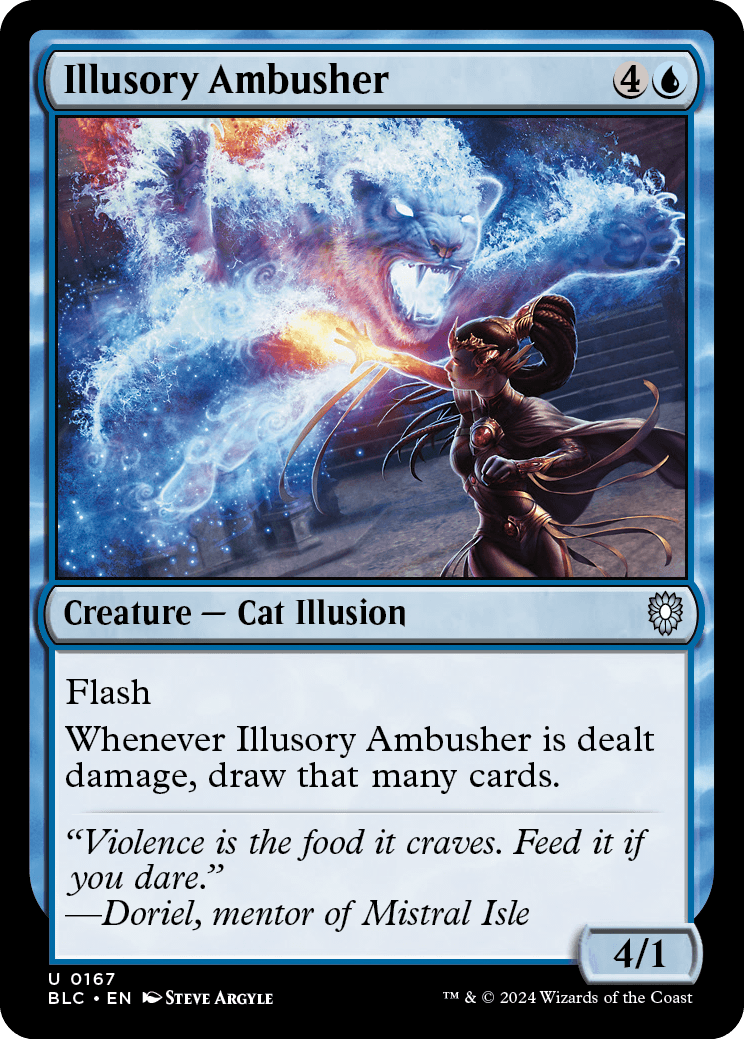 《錯覚の伏兵/Illusory Ambusher》 [BLC]