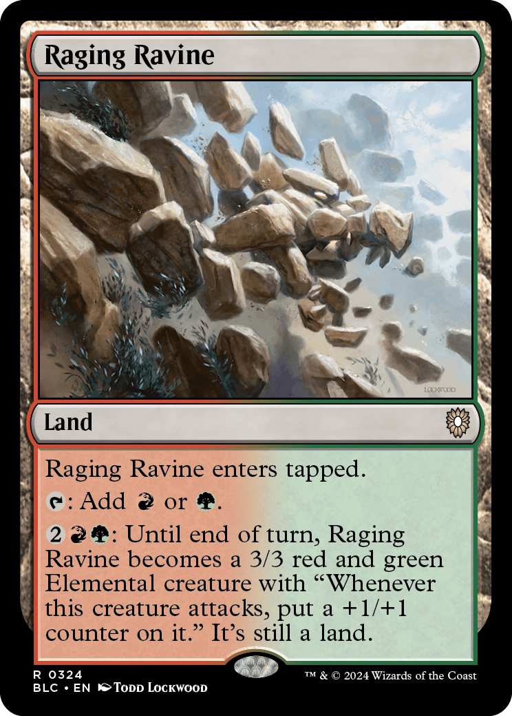 《怒り狂う山峡/Raging Ravine》 [BLC]