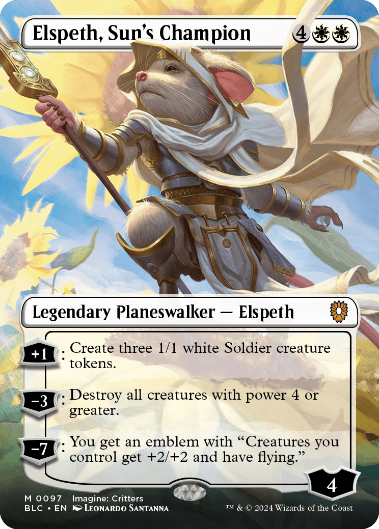 《太陽の勇者、エルズペス/Elspeth, Sun's Champion》 [BLC]