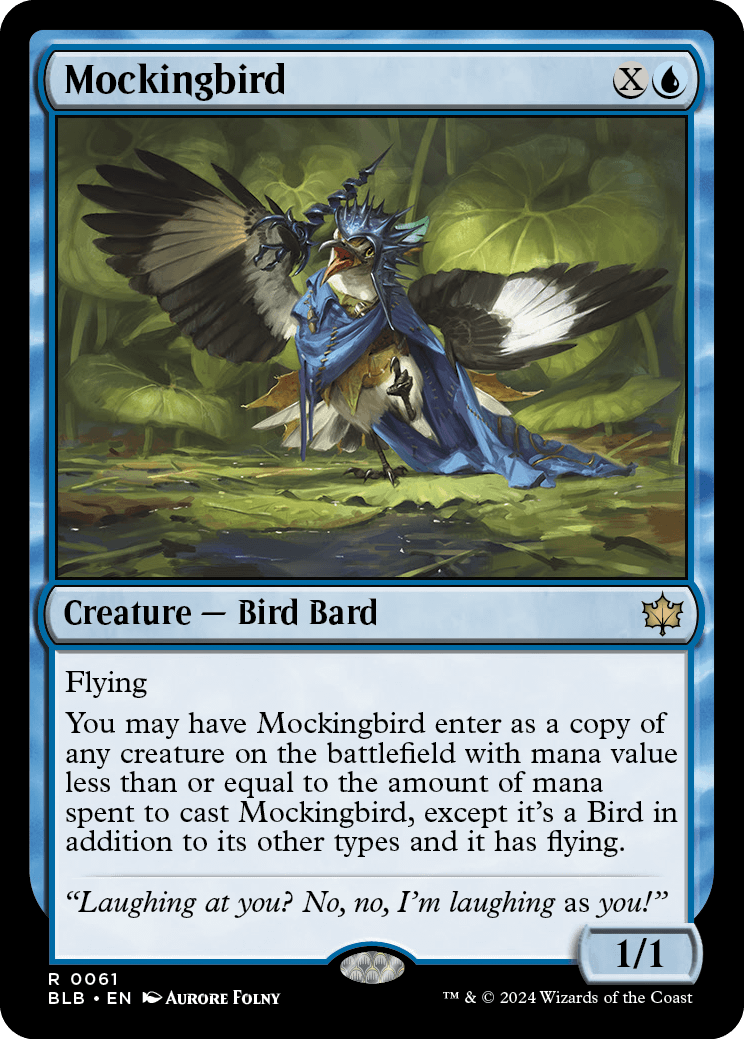 《マネドリ/Mockingbird》 [BLB]