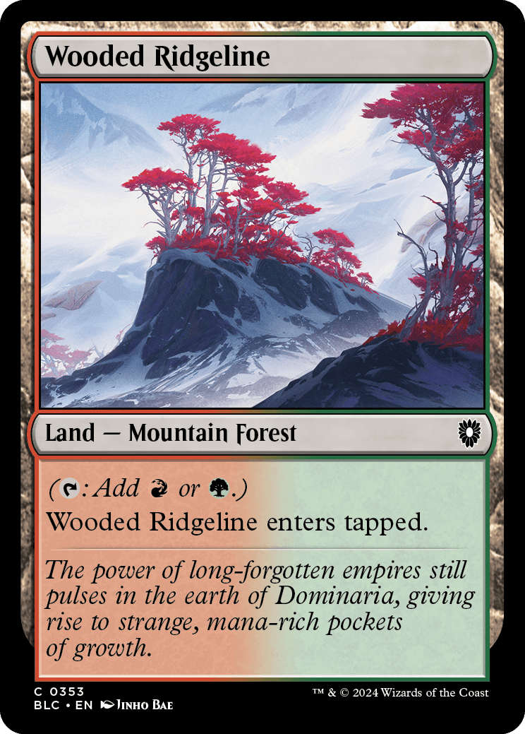 《樹木茂る尾根/Wooded Ridgeline》 [BLC]