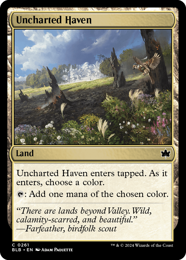 《未知なる安息地/Uncharted Haven》 [BLB]