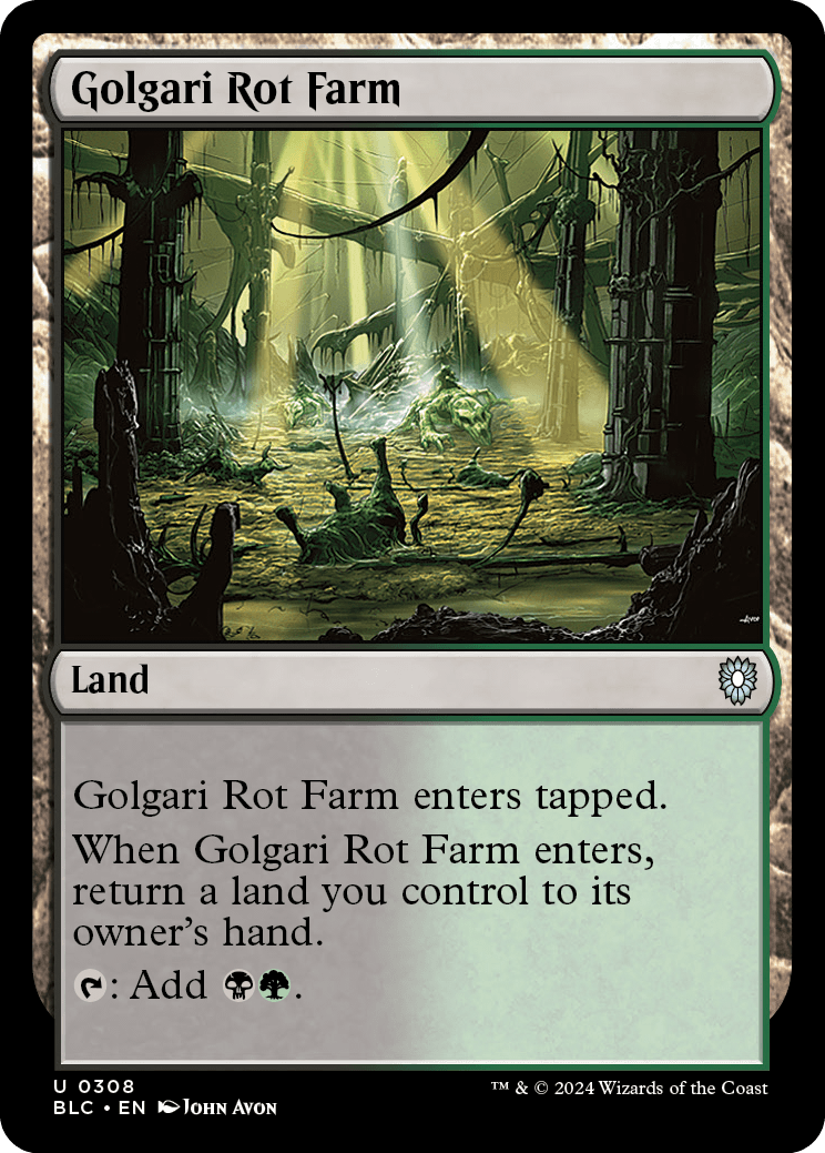 《ゴルガリの腐敗農場/Golgari Rot Farm》 [BLC]