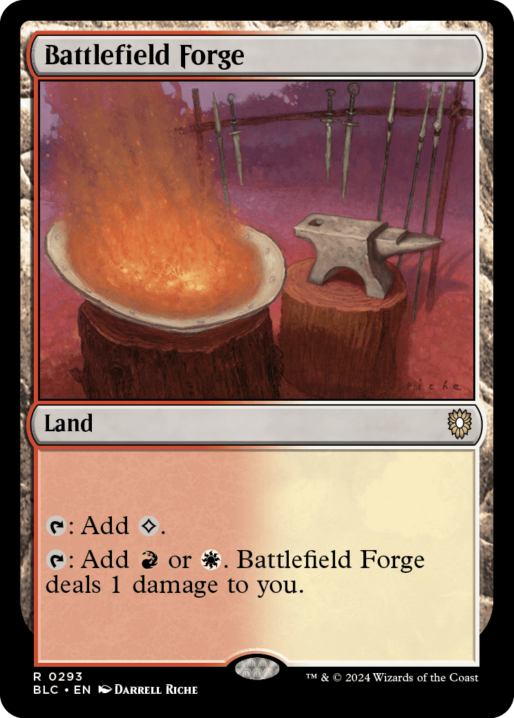 《戦場の鍛冶場/Battlefield Forge》 [BLC]