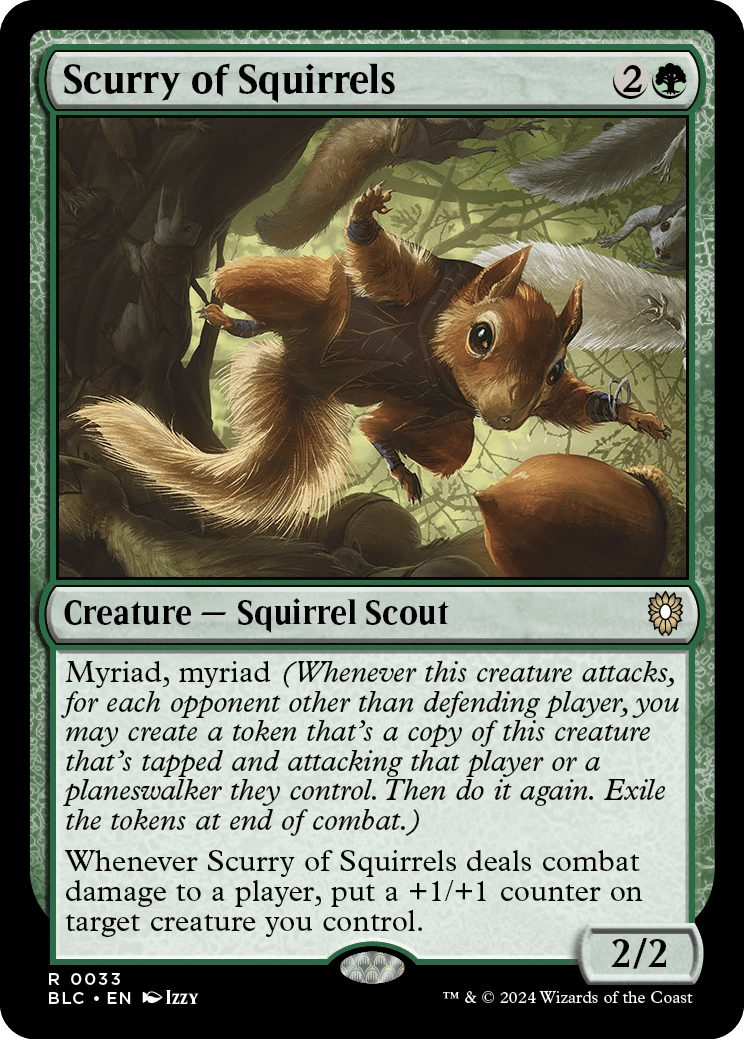 《リスの小走り/Scurry of Squirrels》 [BLC]