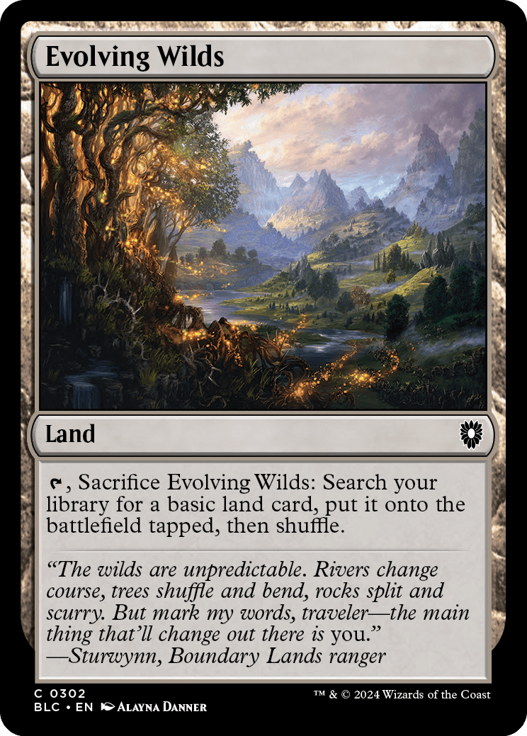 《進化する未開地/Evolving Wilds》 [BLC]