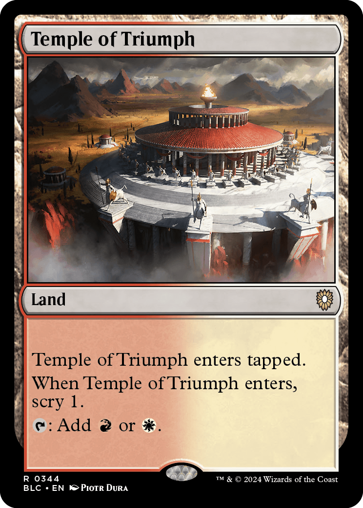 《凱旋の神殿/Temple of Triumph》 [BLC]