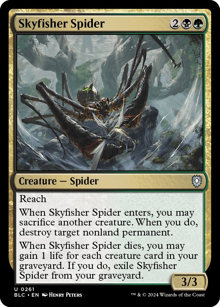 《空漁師の蜘蛛/Skyfisher Spider》 [BLC]