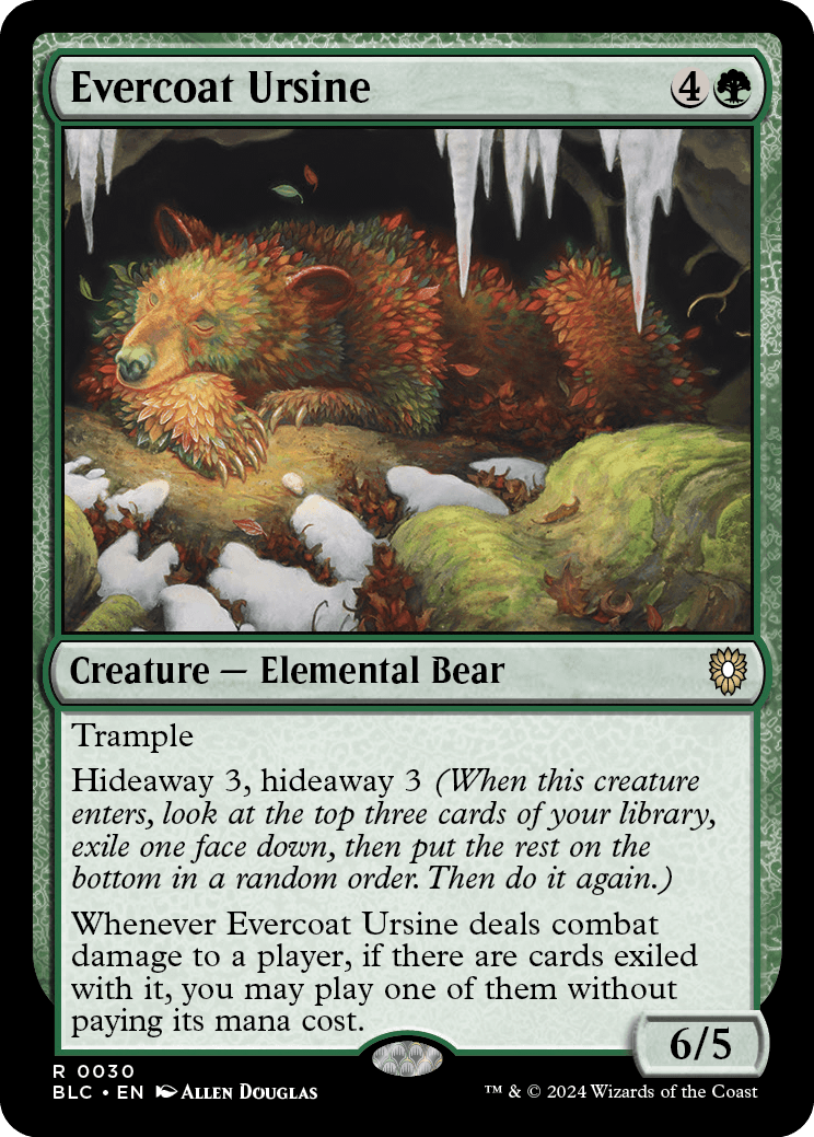 《常緑皮の熊/Evercoat Ursine》 [BLC]