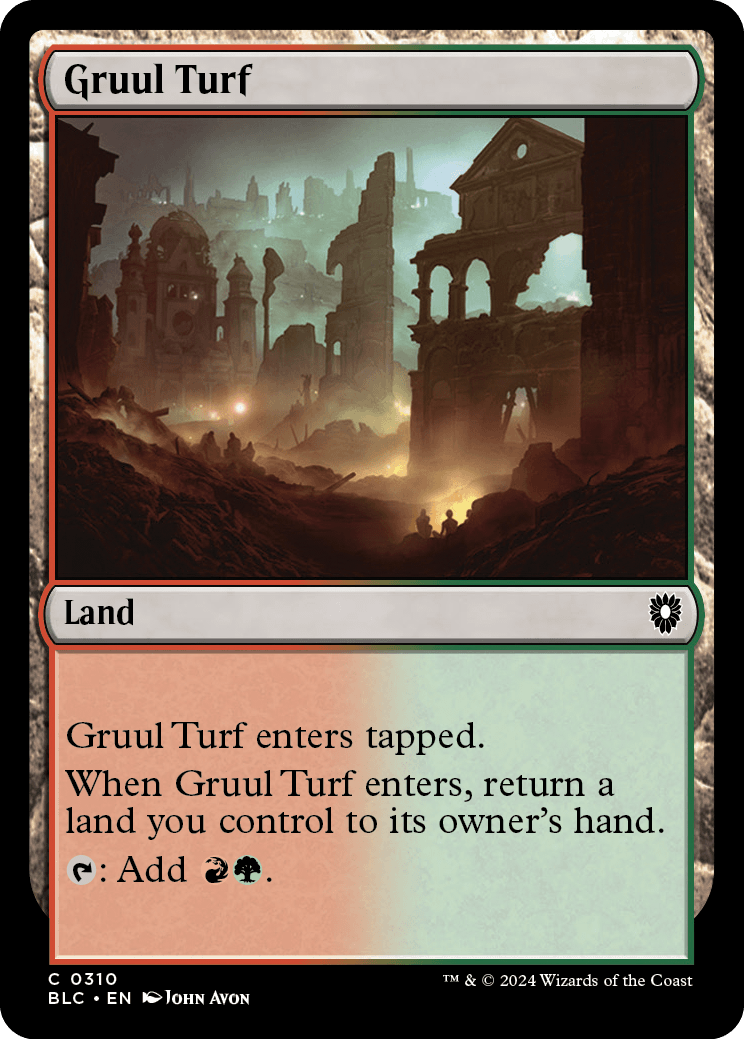 《グルールの芝地/Gruul Turf》 [BLC]