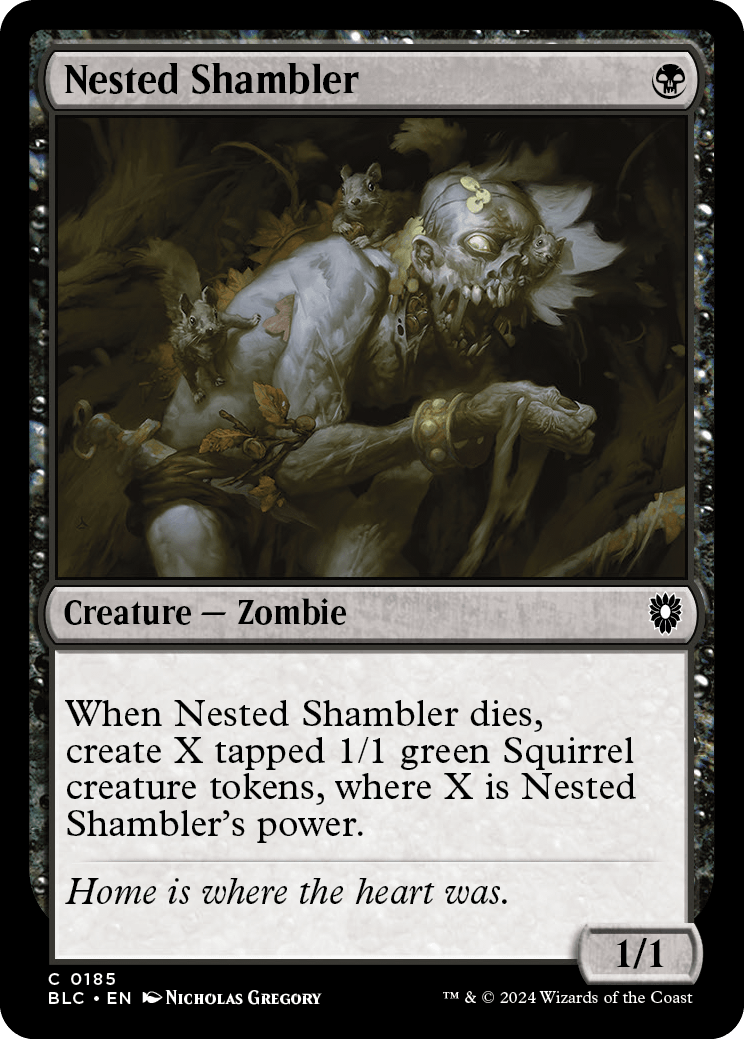 《巣のシャンブラー/Nested Shambler》 [BLC]