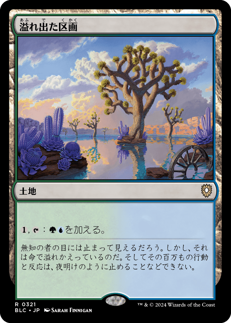 《溢れ出た区画/Overflowing Basin》 [BLC]