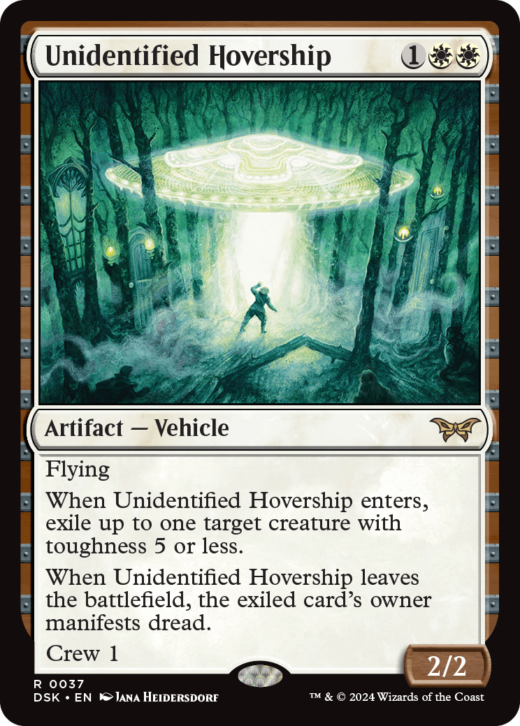 《未確認浮遊船/Unidentified Hovership》 [DSK]