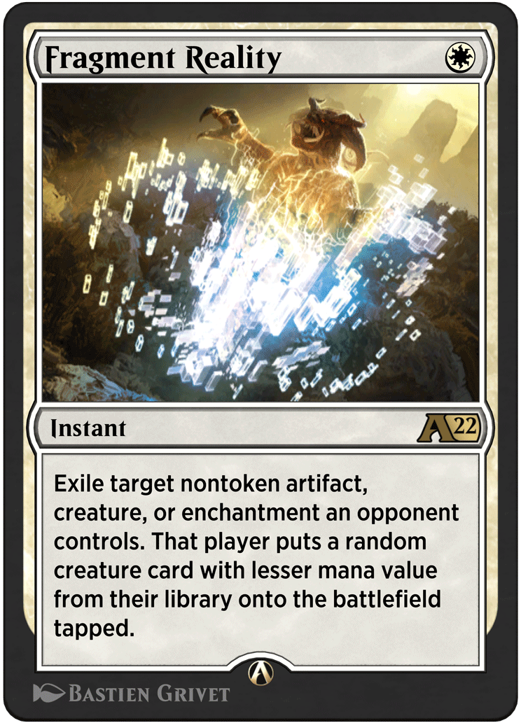Fragment Reality rebalanced Alchemy card