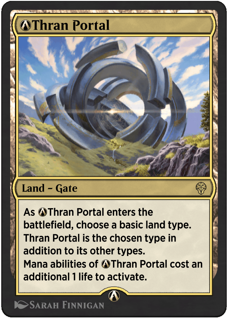 Thran Portal rebalanced Alchemy card