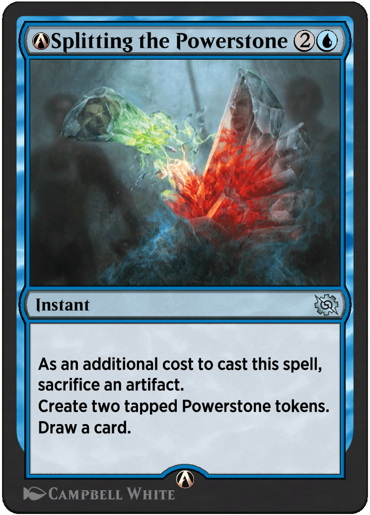 Splitting the Powerstone rebalanced Alchemy card